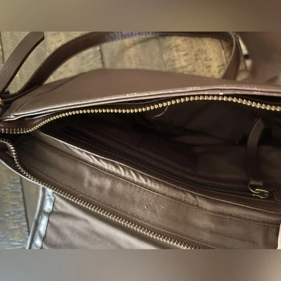 Marta Ponti Woven Brown Leather Crossbody Bag - Picture 5 of 6